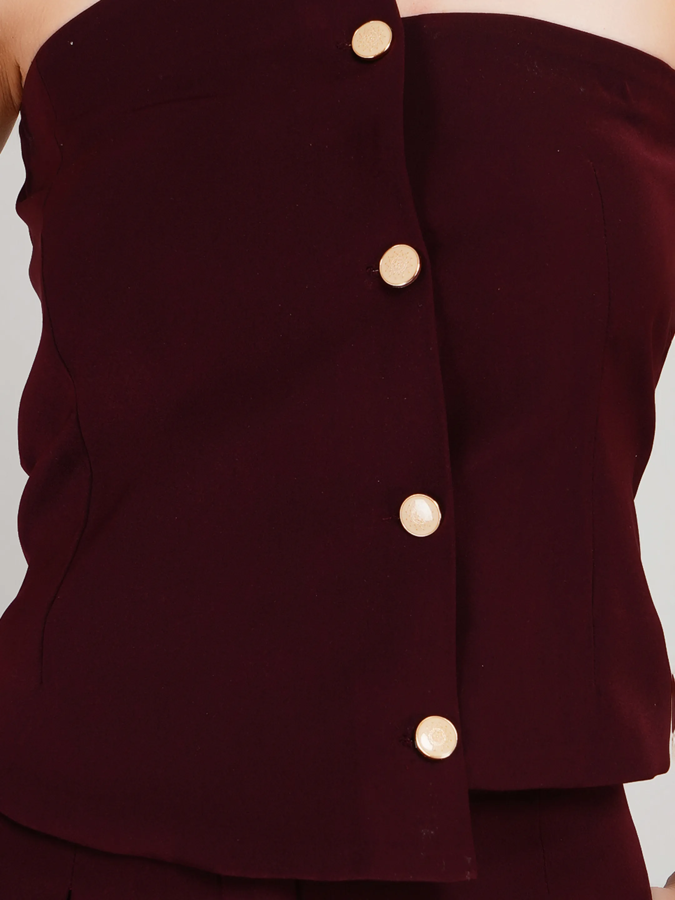 OFF SHOULDER TOP WITH PANTS A STYLISH FORMAL LOOK 