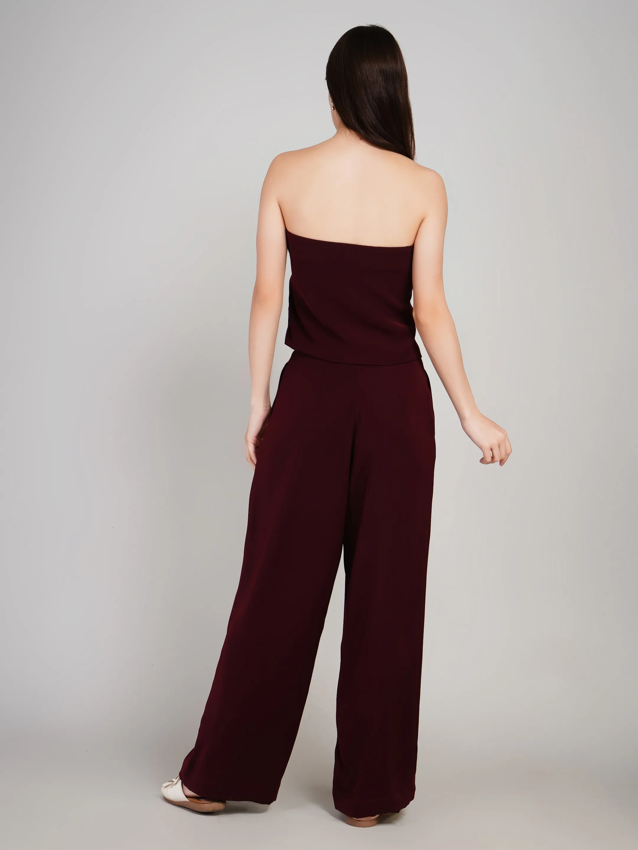 OFF SHOULDER TOP WITH PANTS A STYLISH FORMAL LOOK 