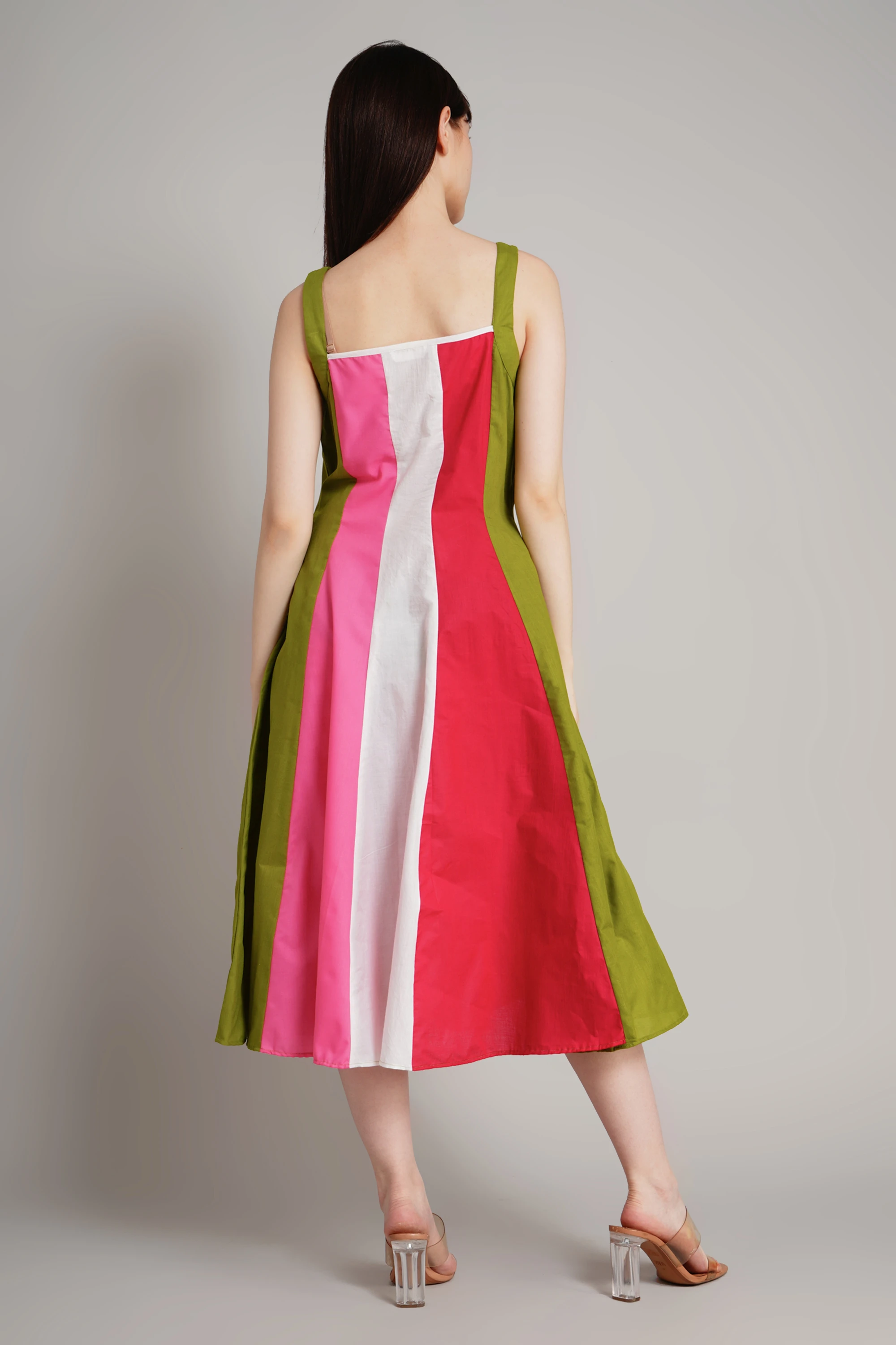 Multi colour one piece dress 