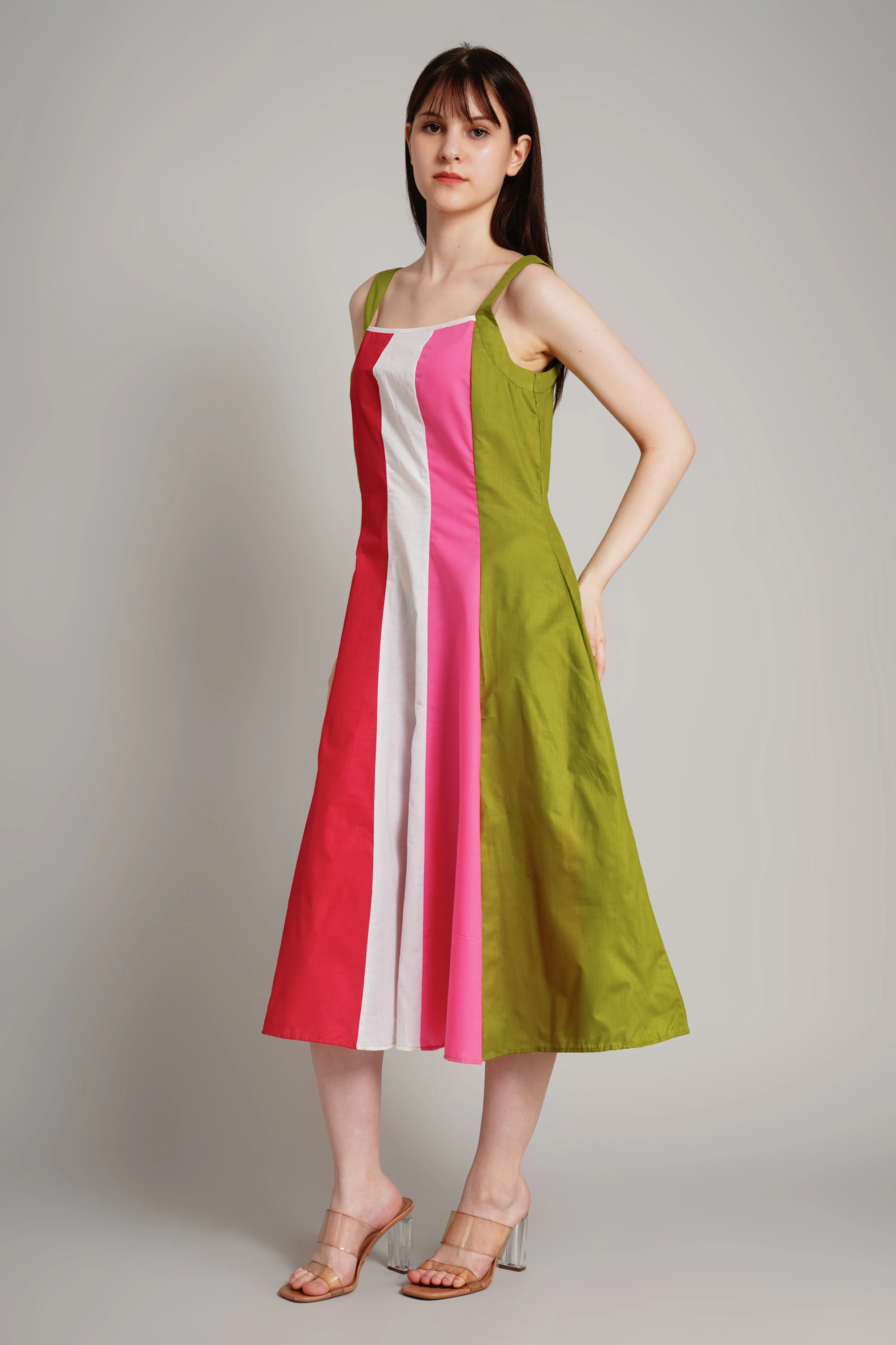 Multi colour one piece dress 