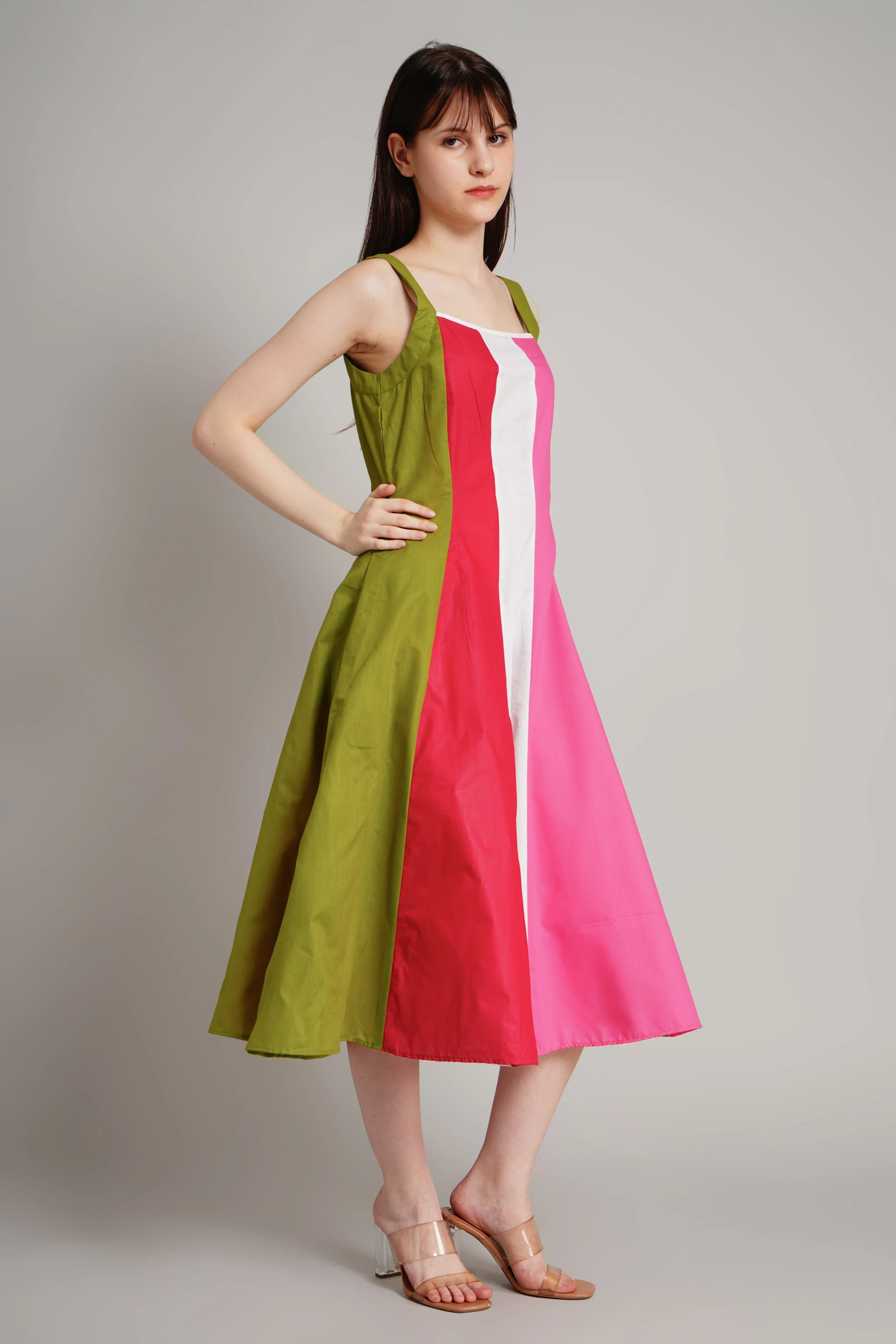 Multi colour one piece dress 